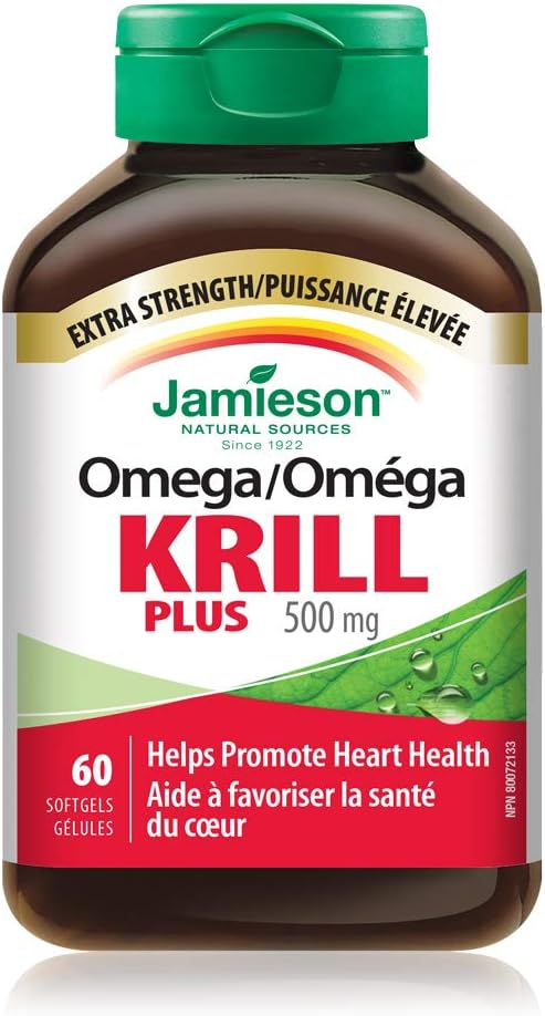 Omega Krill Plus (500 mg) | Jamieson™ | 60 Softgels