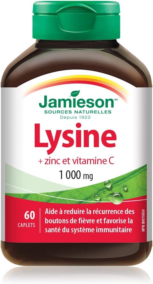 Lysine, Zinc & Vitamin C | Jamieson™ | 60 Caplets