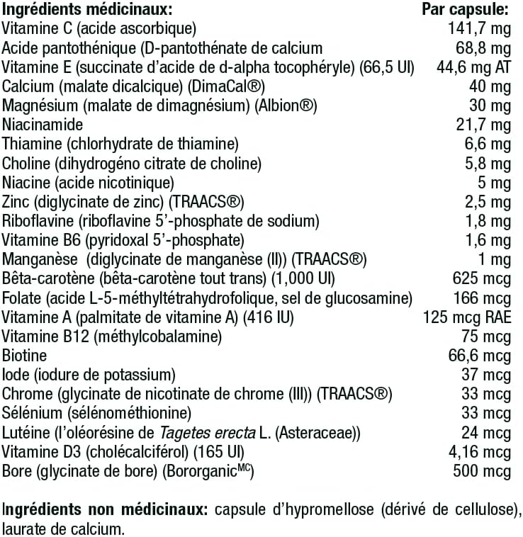 Essential Nutrients 50+ | Thorne® | 180 Capsules