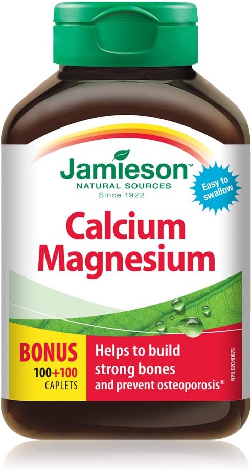 Calcium Magnesium | Jamieson™ | 200 Caplets