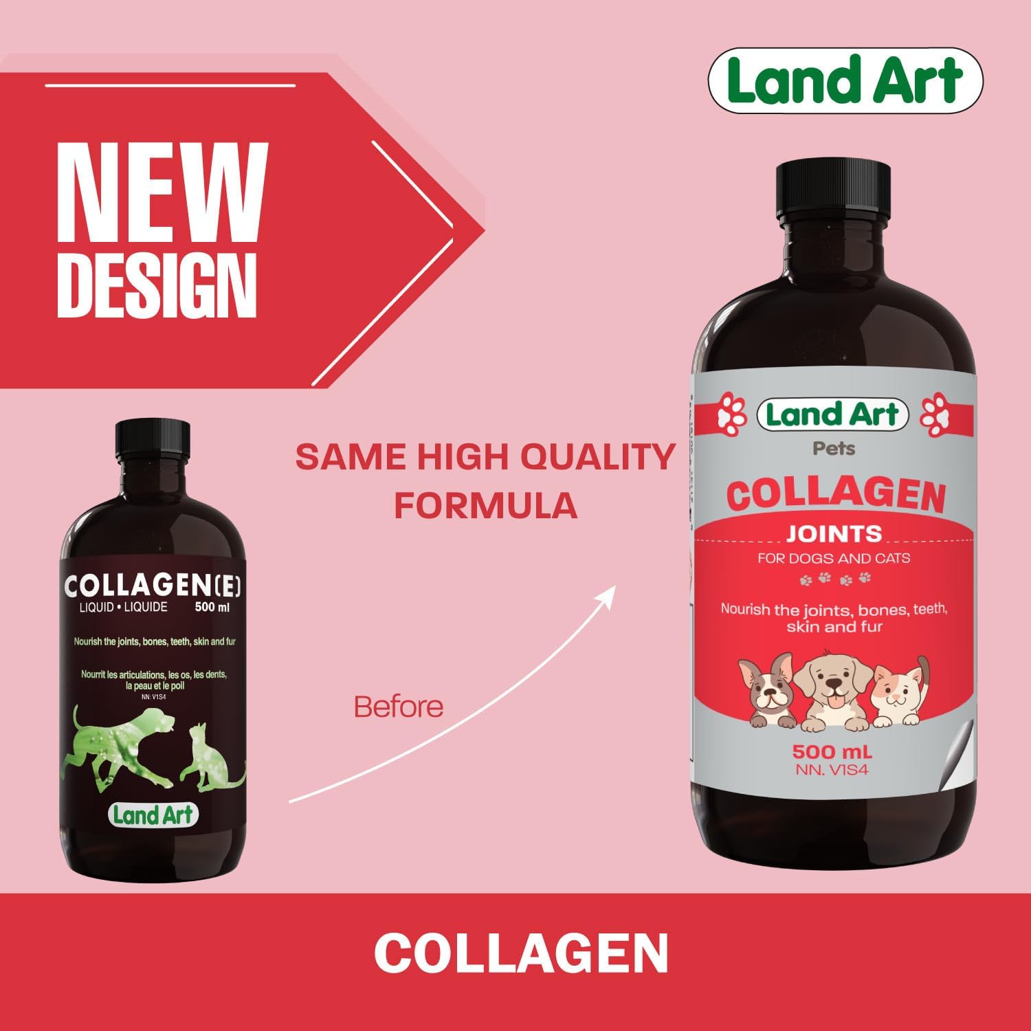 Collagen For Pets | LAND ART | 	500 mL