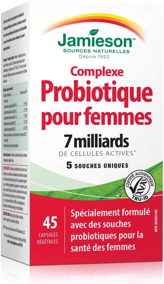 Womens Probiotic Complex | Jamieson™ | 45 Vegetarian Capsules