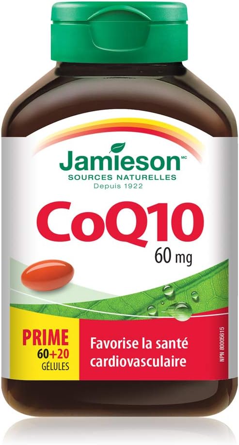 CoQ10 60mg | Jamieson™ | 80 Softgels
