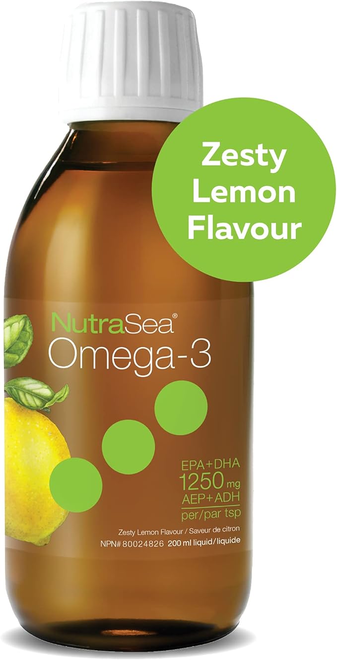 Omega-3 Lemon Flavour | NutraSea® | 6.8 fl oz (200 mL)