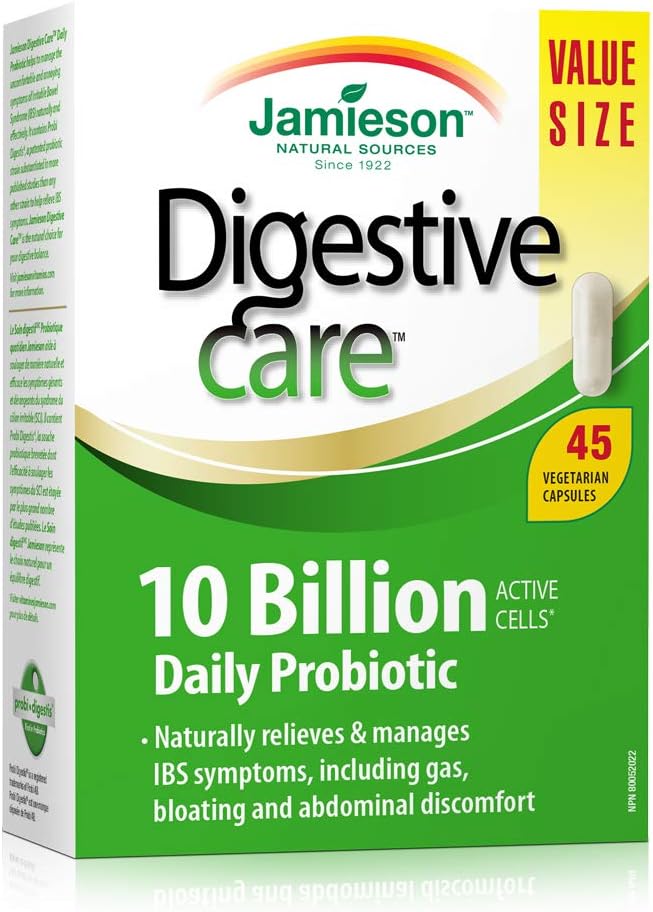 Digestive Care™ |  Jamieson™ | 45 Vegetarian Capsules