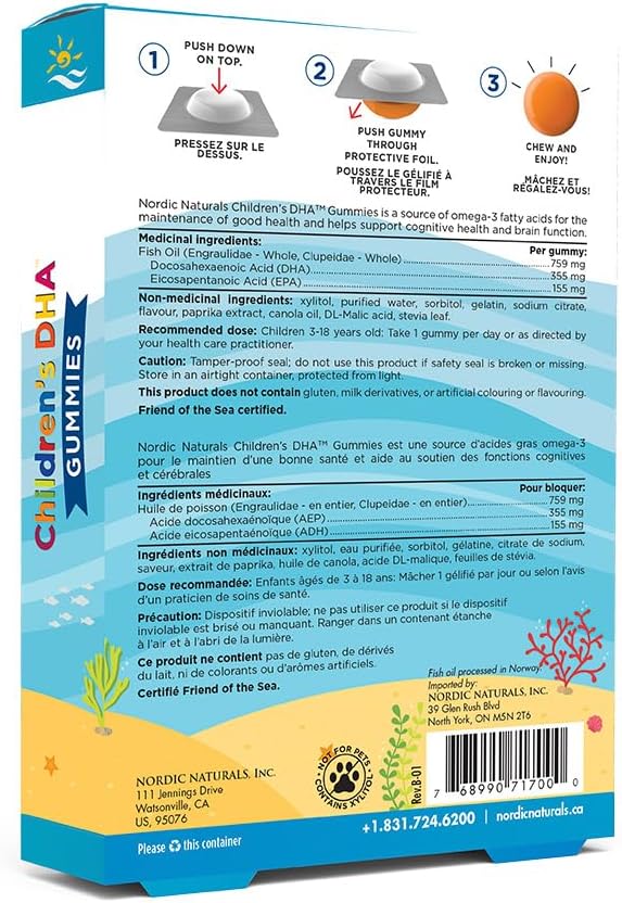 Children's DHA Gummies | Nordic Naturals® | 30 Gummies