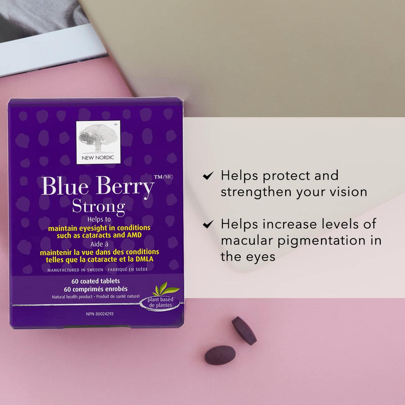 Blue Berry™ Strong | New Nordic | 60 Vegan Tablets