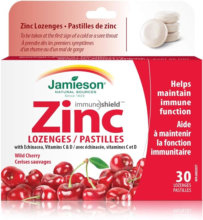 Zinc Lozenges | Jamieson™ | 30 or 60 Lozenges