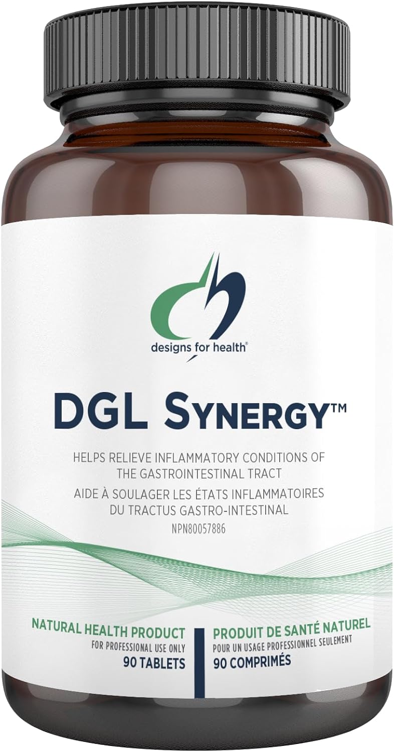 DGL Synergy™  | Designs for Health® | 90 Chewable Tablets