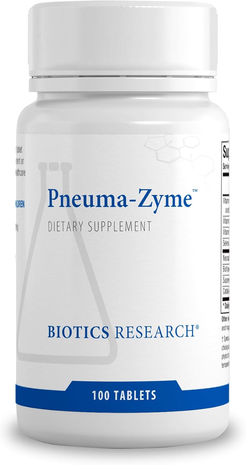 Pneuma-Zyme™ | Biotics Research® | 100 Tablets