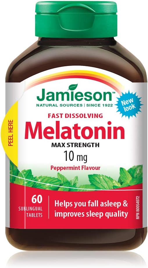 Melatonin 10 mg (Fast Dissolving) | Jamieson™ | 60 Tablets
