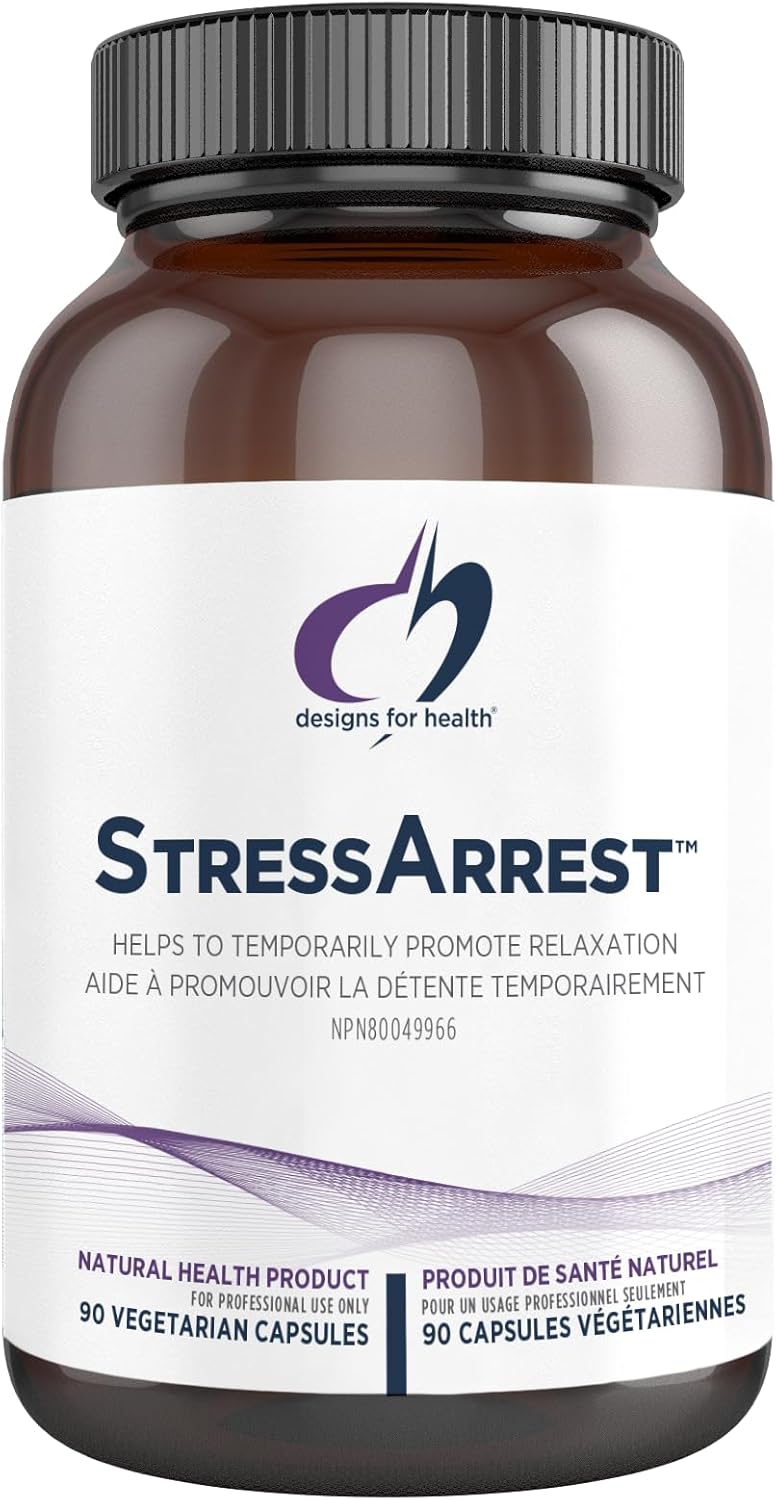 StressArrest™| Designs for Health® | 90 Vegeterian Capsules