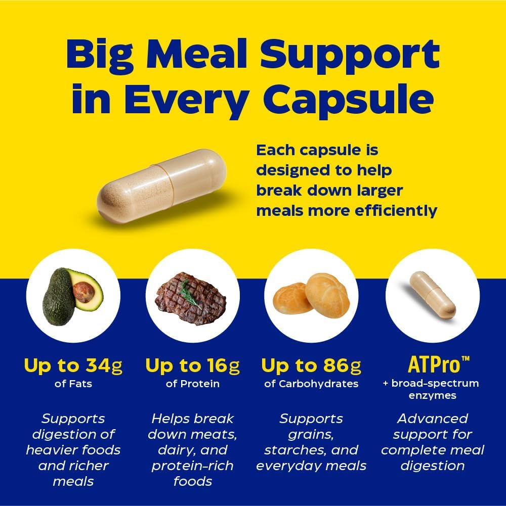 Enzymedica, Digest Gold® with ATPro™ | Enzymedica® | 45, 90, 180 or 240 Capsules