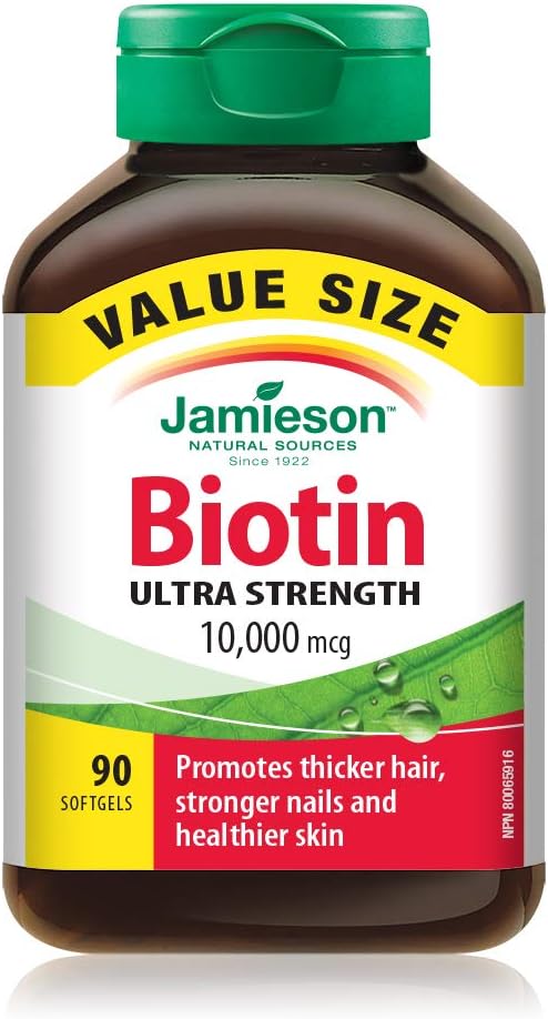 Biotin 5,000 mcg  | Jamieson™ | 60 Softgels