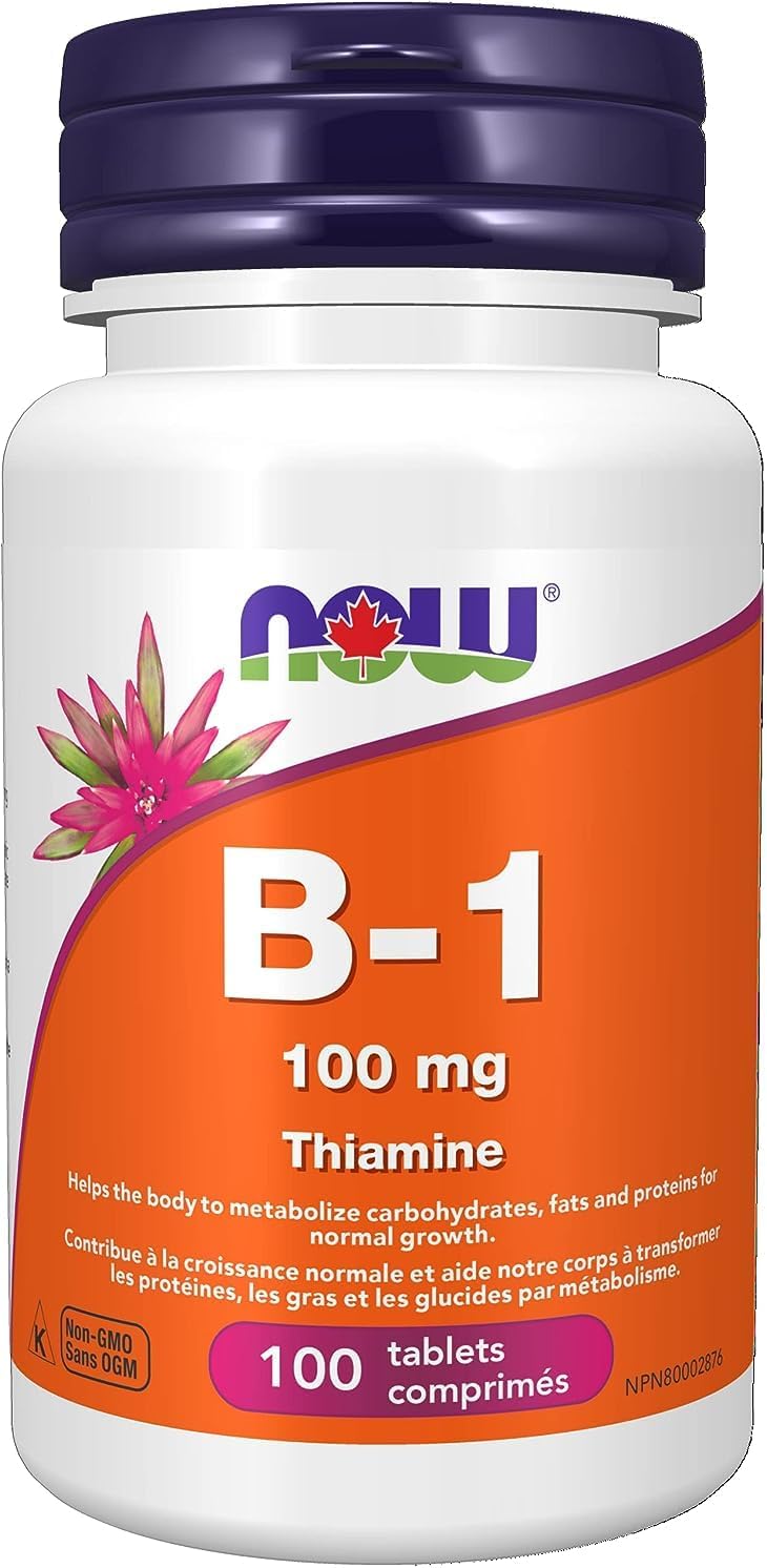 B-1 100mg | NOW® | 100 Tablets