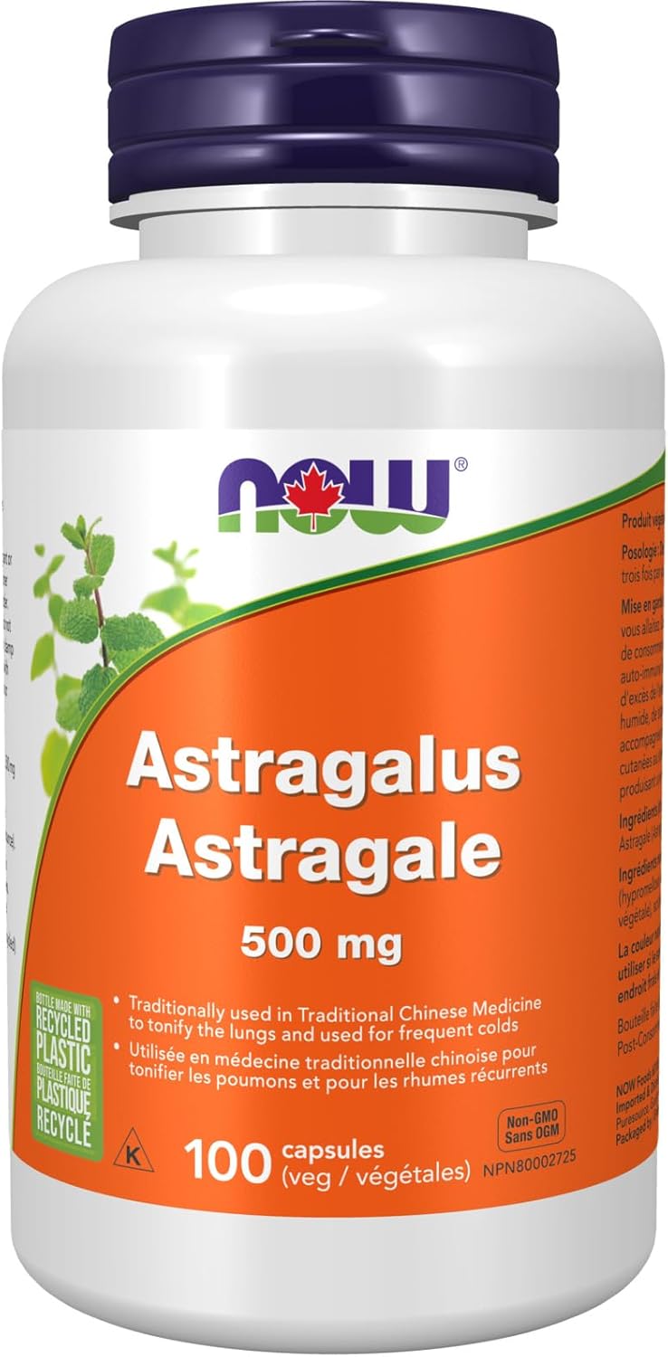 Astragalus 500 mg | NOW® | 100 Capsules
