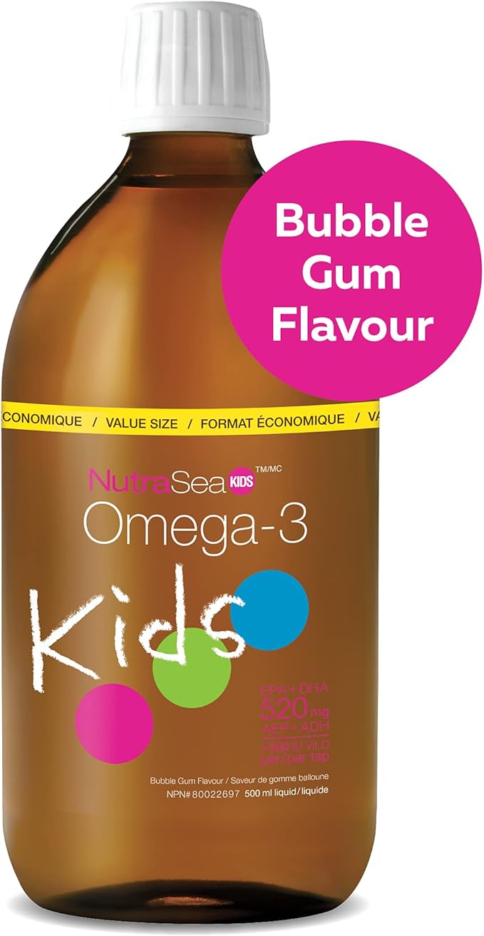 Omega-3 Kids | NutraSea® Kids™ | 16.9 fl oz (500 m) or 6.8 fl oz (200 mL)