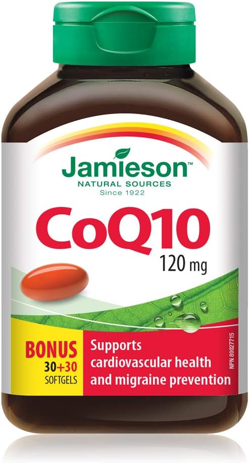 CoQ10 120mg | Jamieson™ | 60 Softgels