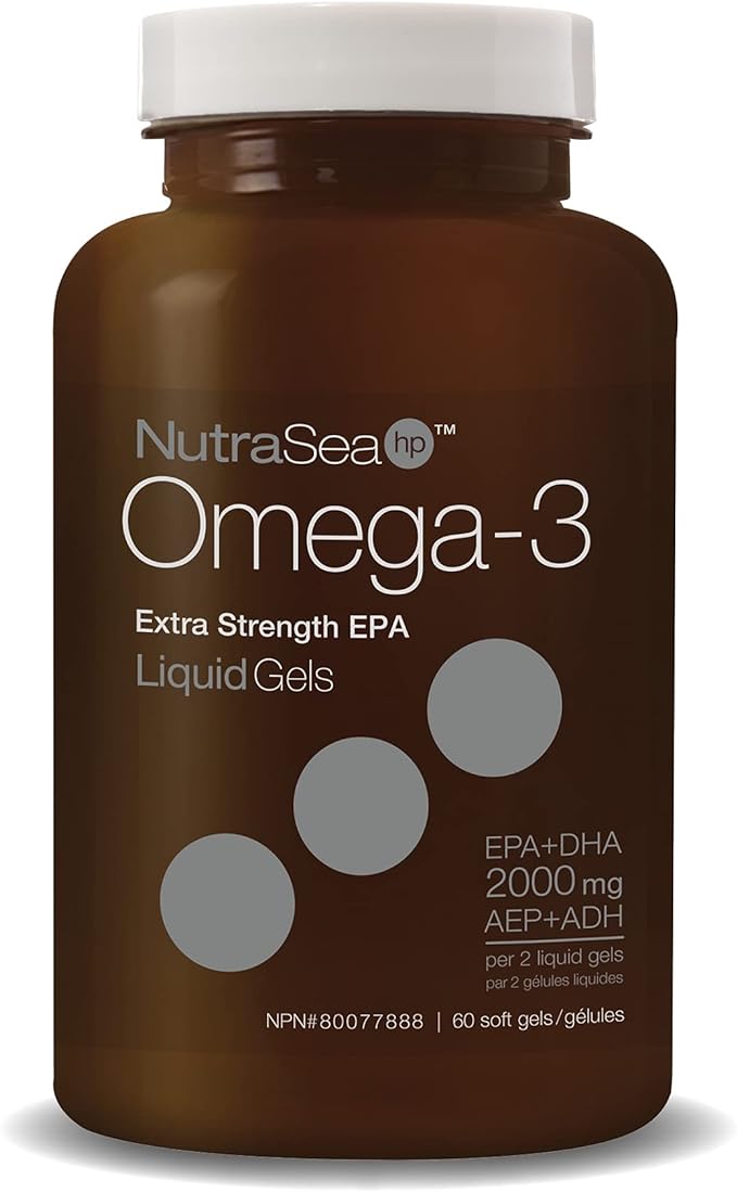 Omega-3 Liquid Gels Extra Strength EPA | NutraSea® hP™ | 60 Softgels