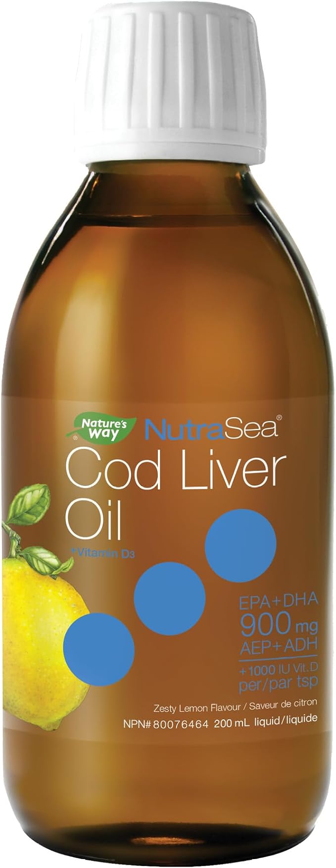 Cod Liver Oil  | NutraSea® | 6.8 fl oz (200 mL)