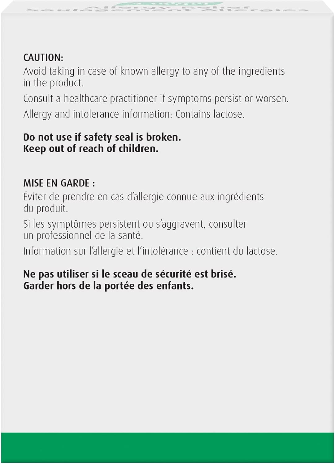 Allergy Relief | A.Vogel | 120 Tabs