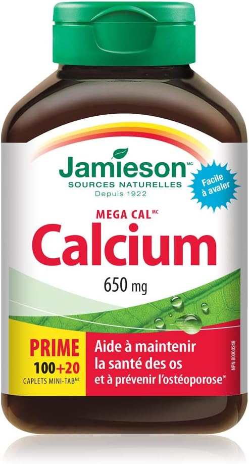 Mega Cal-Calcium | Jamieson™ | 120 Caplets