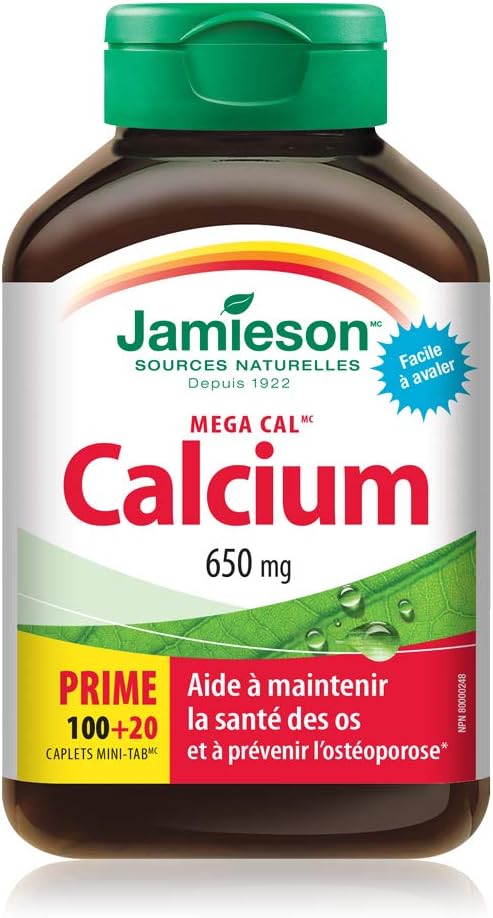 Mega Cal Calcium | Jamieson™ | 120 Caplets