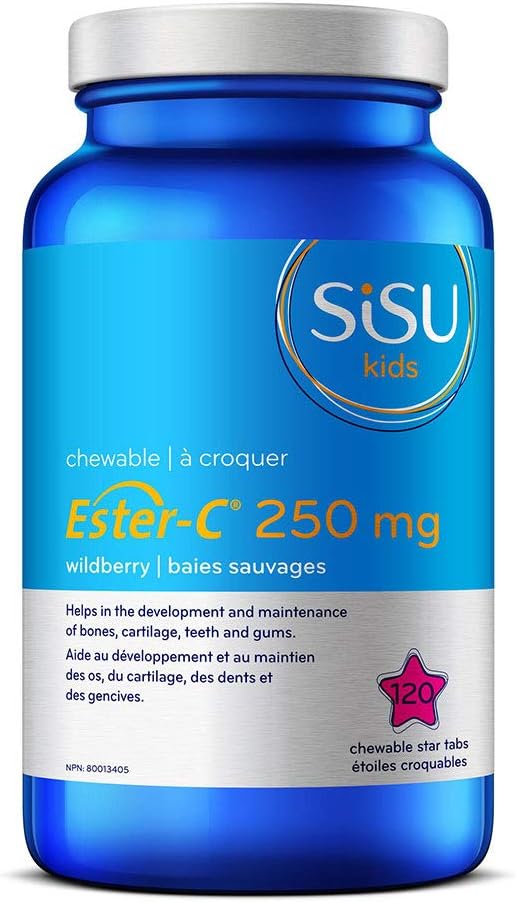 Kids Ester C® 250 mg | SISU | 120 Chewable Tablets