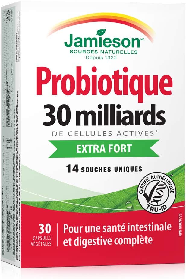 Probiotics Extra Strength 30 Billion |  Jamieson™ | 30 Vegetarian Capsules