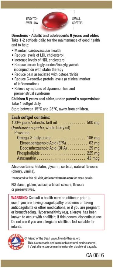 Omega Complete 100mg | Jamieson™ | 30 Softgels