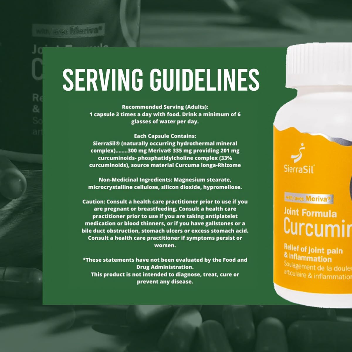 Joint Formula Curcumin 3™ | Sierrasil® | 90 or 180 Capsules