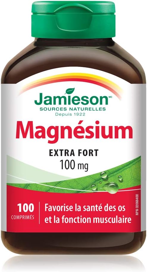 Magnesium Extra Strength | Jamieson™ | 100 Tablets