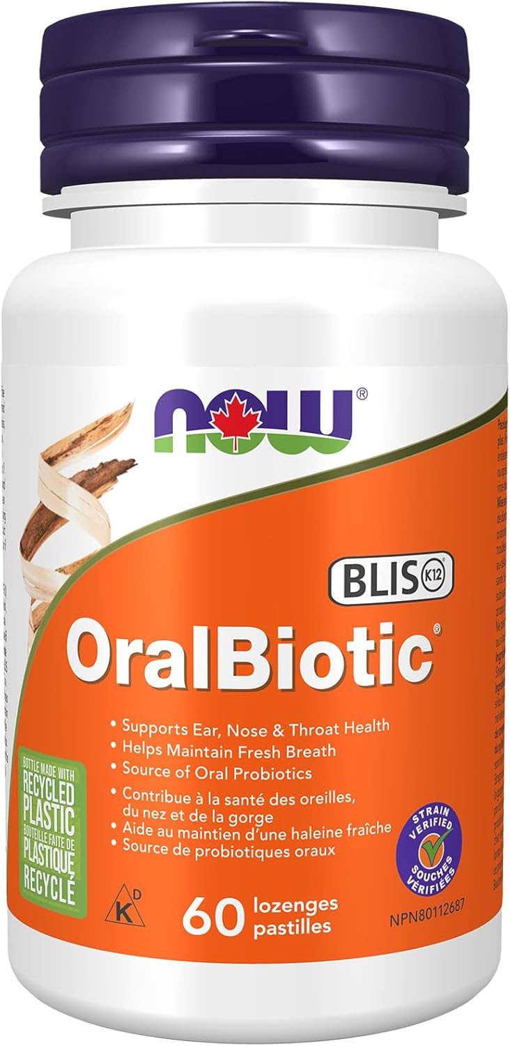 OralBiotic™ Probiotic | NOW® | 60 Lozenges