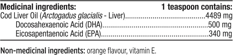 Arctic Cod Liver Oil | Nordic Naturals® | 237 or 473 mL