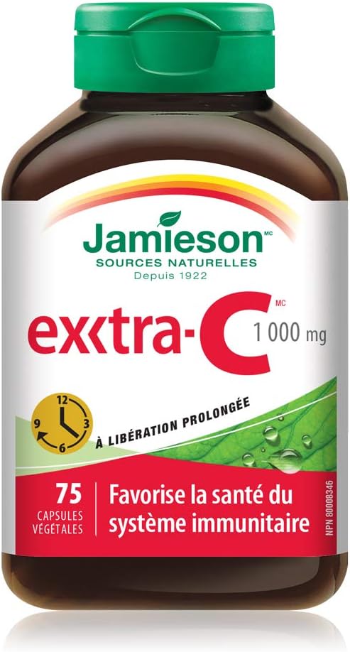 Exxtra-C  Vitamin C 1000 mg Timed Release | Jamieson™ | 75 Capsules