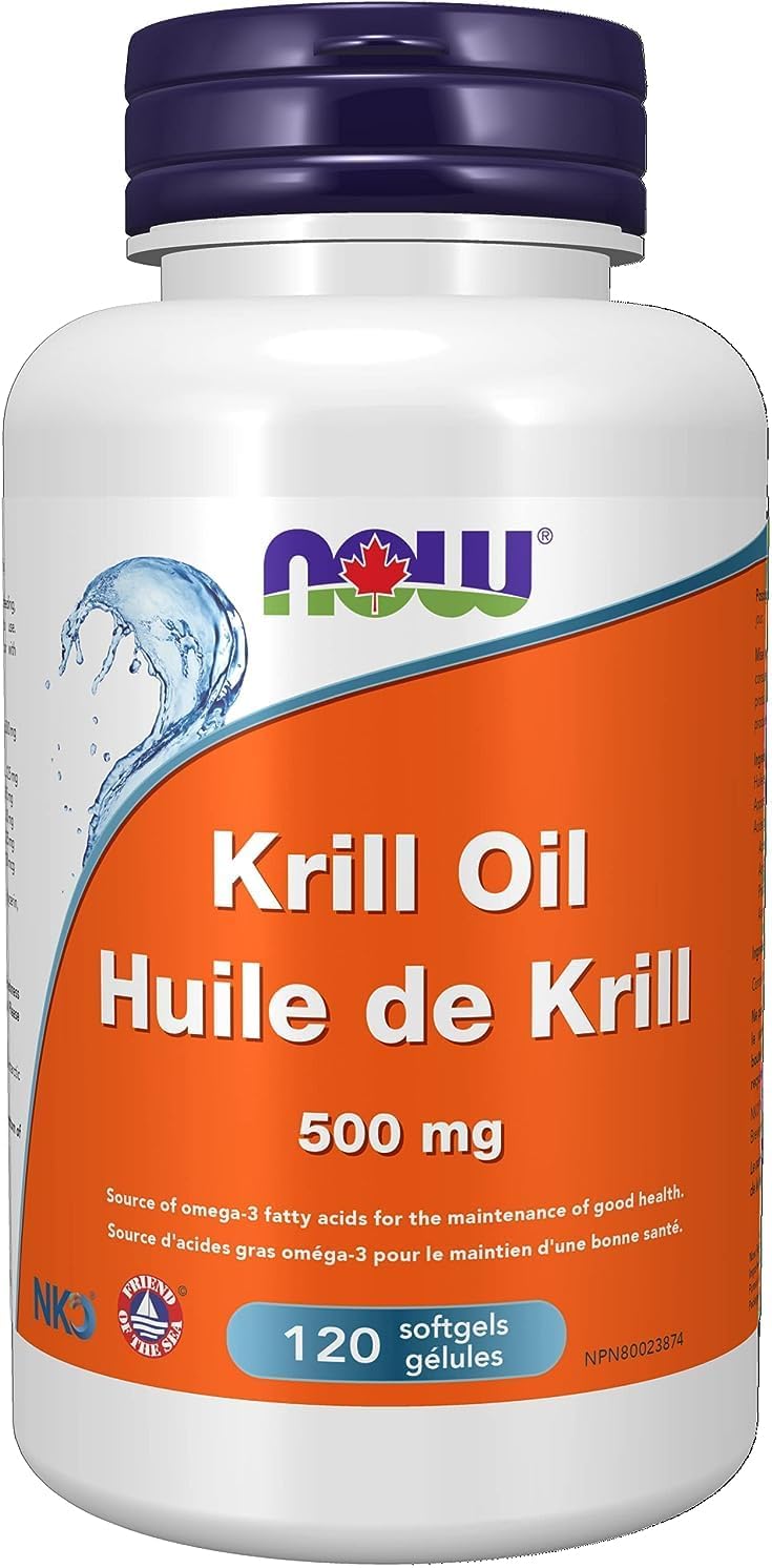 Krill Oil 500 mg | NOW® | 60 OR 120 Softgels