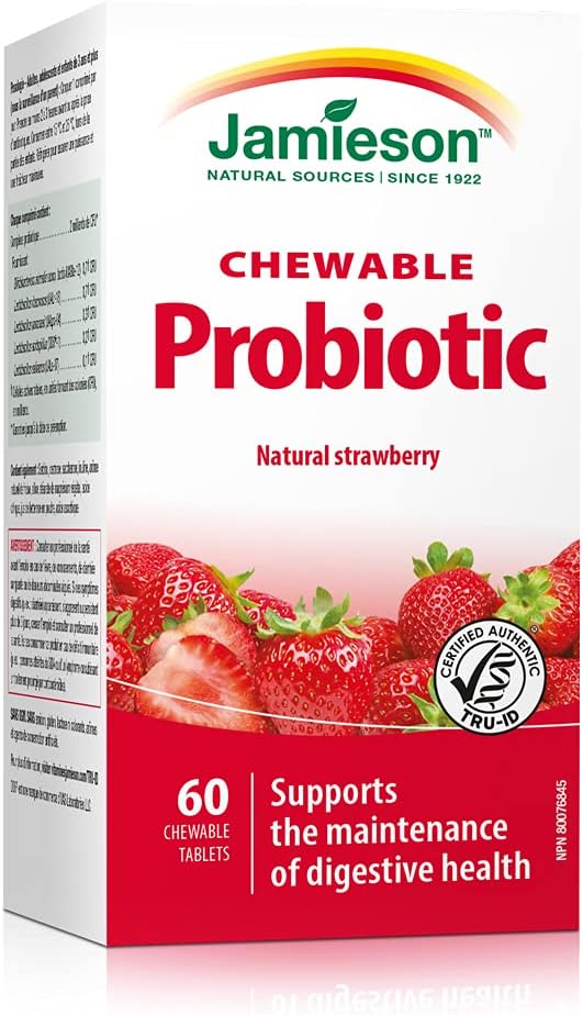 Chewable Probiotic | Jamieson™ | 60 Chewable Tablets