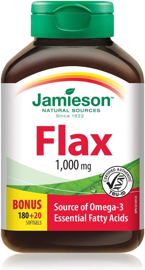 Flax Oil | Jamieson™ | 200 Softgels