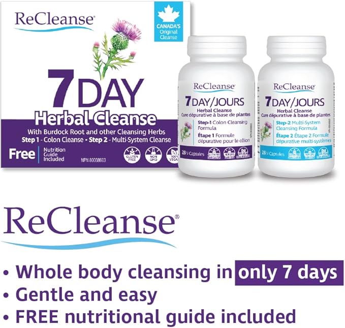 ReCleanse® 7-Day Cleanse Kit | Prairie Naturals® | 28 Vegetarian Capsules