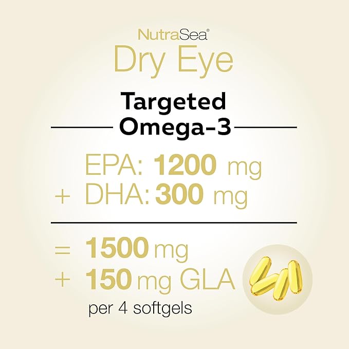 Dry Eye Targeted Omega-3 | NutraSea® | 120 Softgels