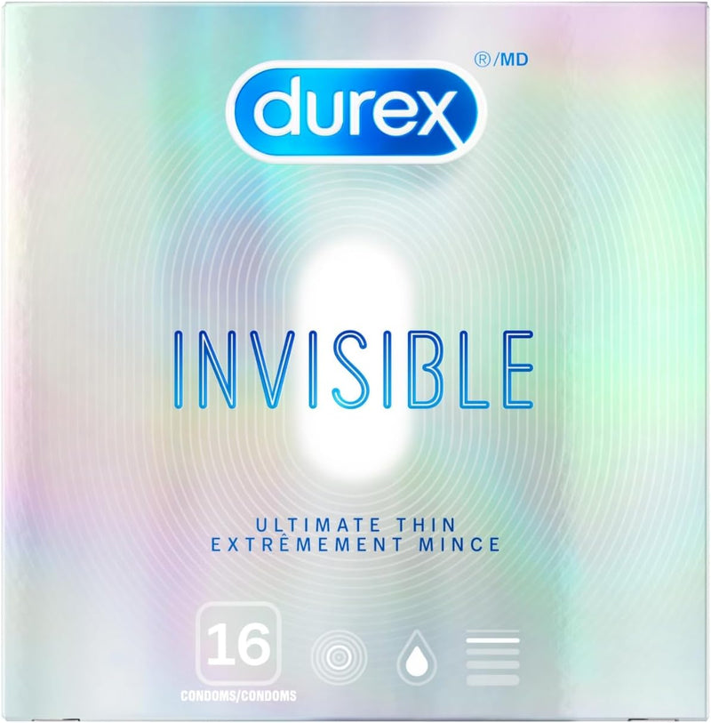 Invisible Condom | Durex® | 8 Pack or 16 Pack