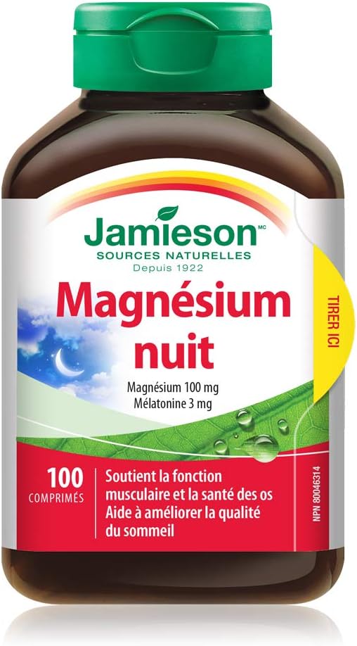 Magnesium Night | Jamieson™ | 100 Tablets