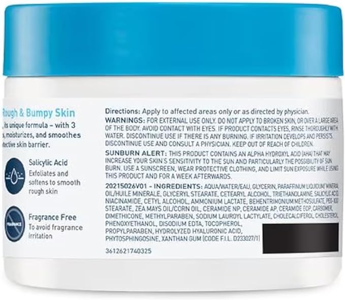 SA Cream for Rough & Bumpy Skin | CeraVe® | 340 gr