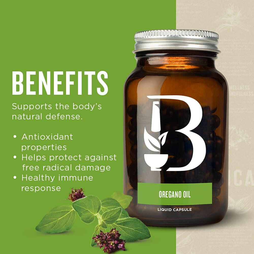 Oregano Oil Liquid Capsule | Botanica | 60 Capsules