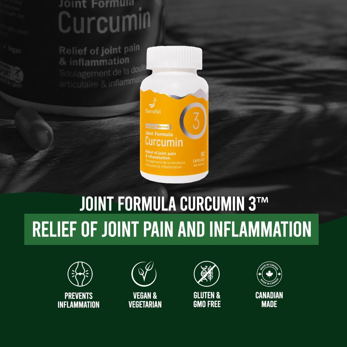 Joint Formula Curcumin 3™ | Sierrasil® | 90 or 180 Capsules