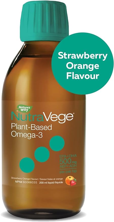 Plant-Based Omega-3 Lemon | NutraVege™ | 6.8 fl oz (200 ml)