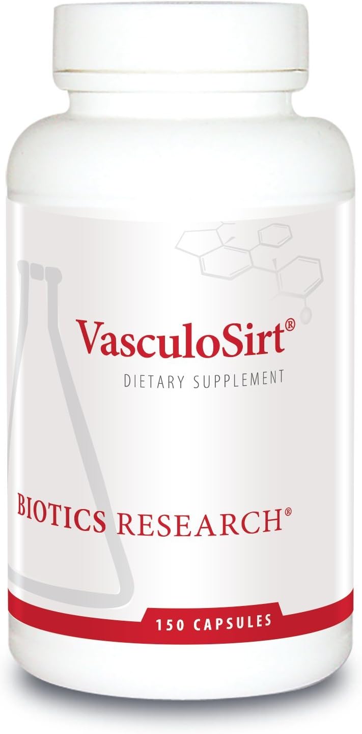 VasculoSirt® | Biotics Research® | 150 or 300 Capsules