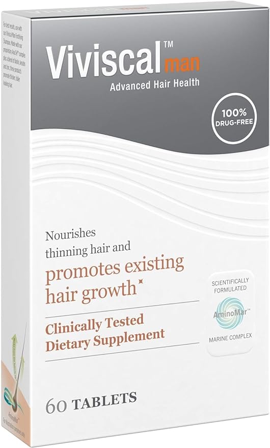 Healthy Hair Supplements for Men | Viviscal™ | 60 Tablets