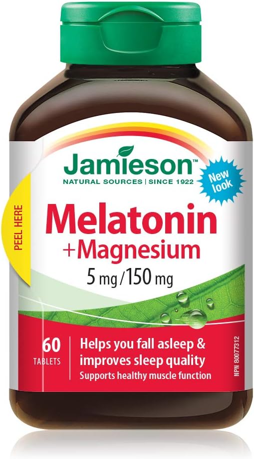 Melatonin with Magnesium | Jamieson™ | 60 Tablets