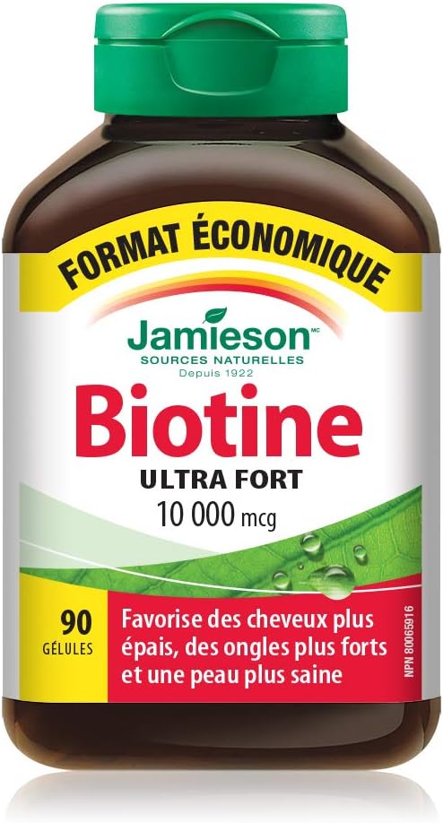 Biotin 5,000 mcg  | Jamieson™ | 60 Softgels